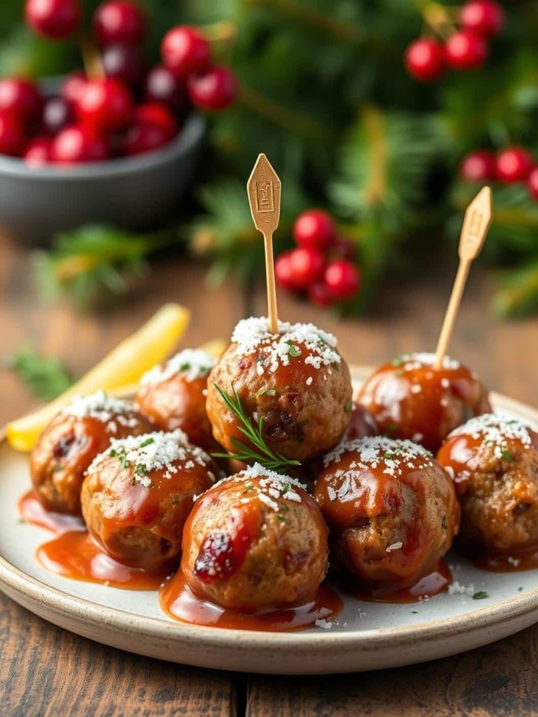 Best Christmas Cranberry Meatballs Appetizer Recipe