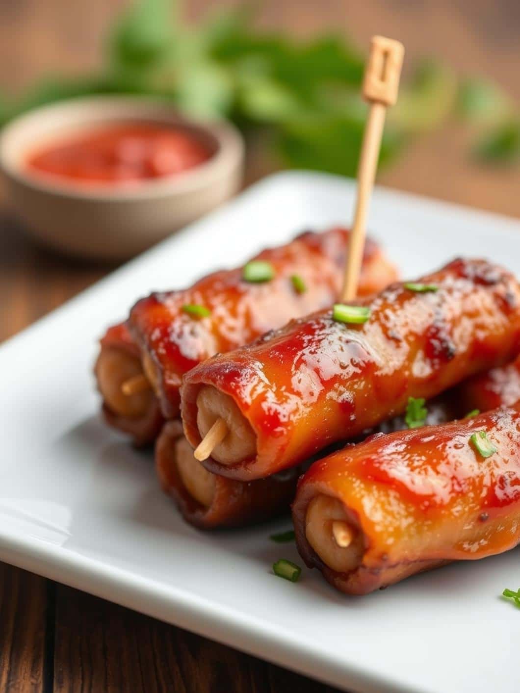 Brown Sugar Bacon Smokies Appetizer