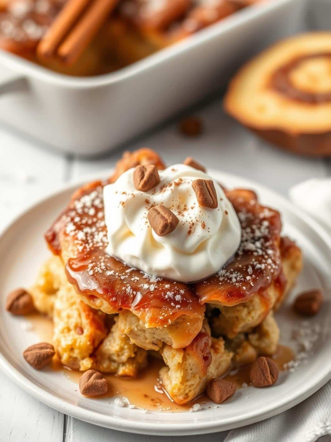 Cinnamon Roll French Toast Casserole for Brunch