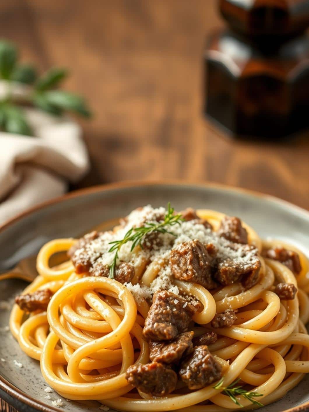 Creamy Beef Pasta for Cozy Nights