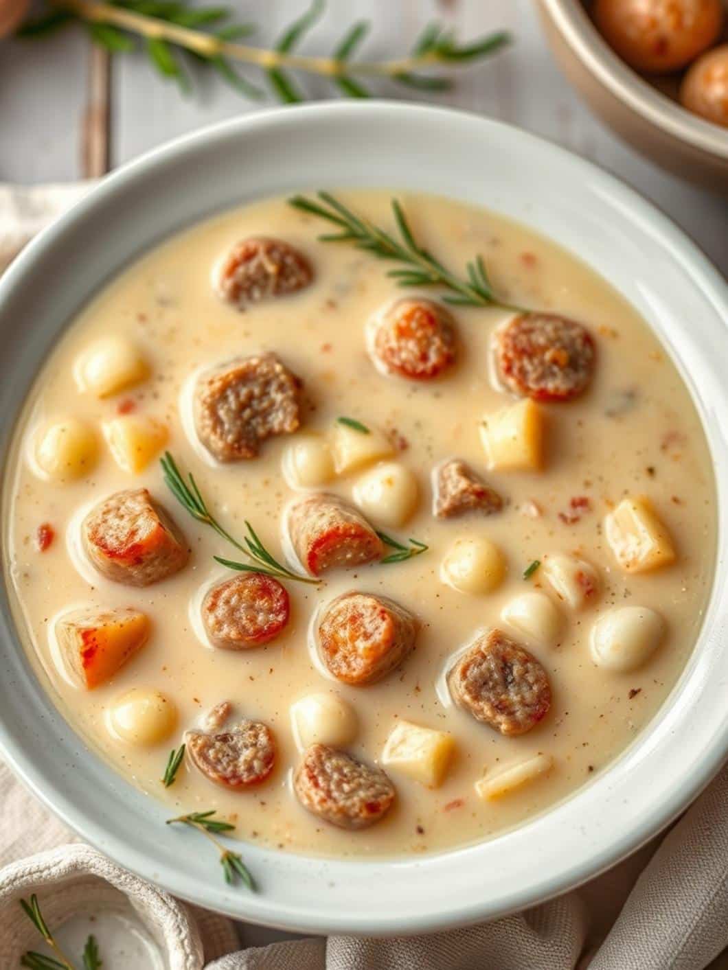 Creamy Sausage Potato Soup Recipe for Winter Dinner