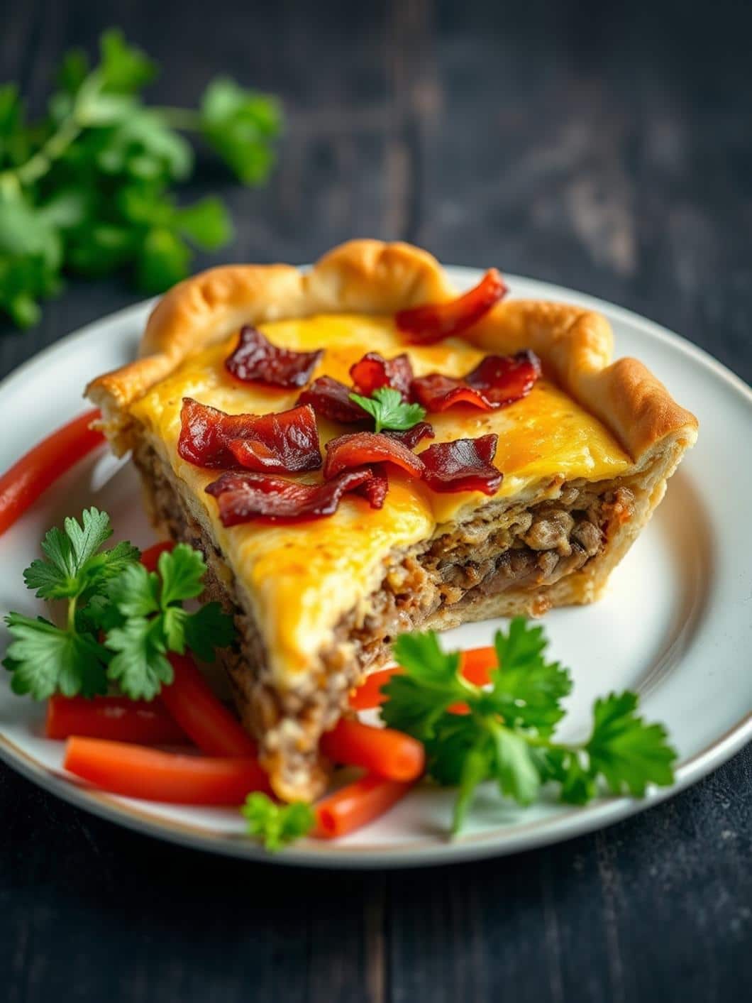 Delicious Bacon Cheeseburger Pie Recipe
