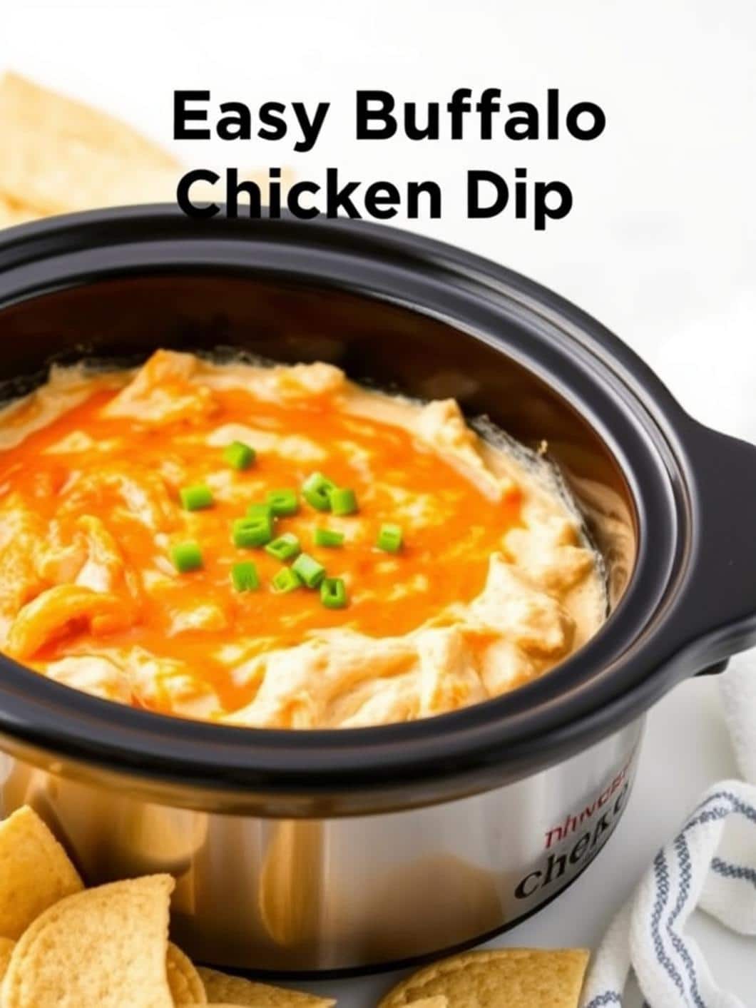 Easy Buffalo Chicken Dip Crock Pot Recipe