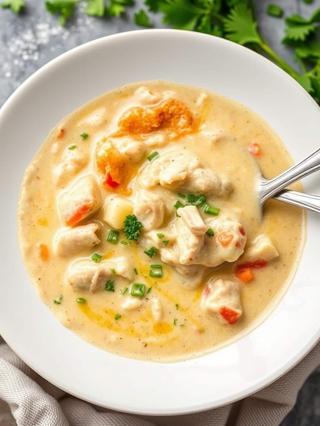 Easy Chicken Pot Pie Soup Recipe For Dinner