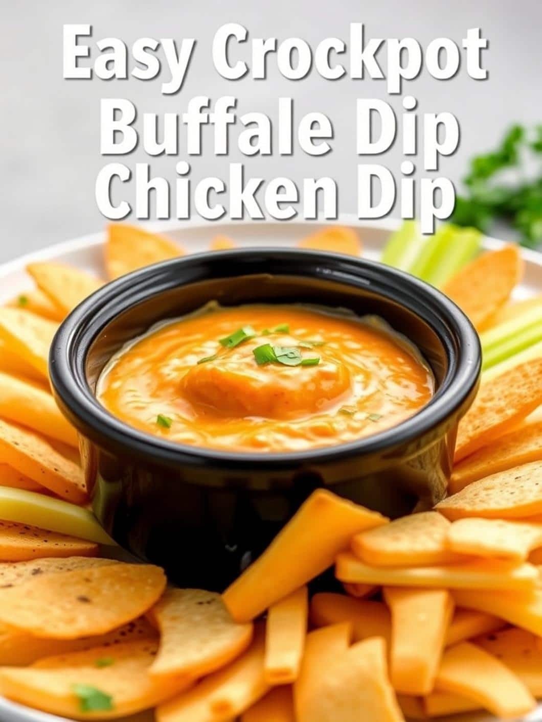 Easy Crockpot Buffalo Chicken Dip Recipe Idea