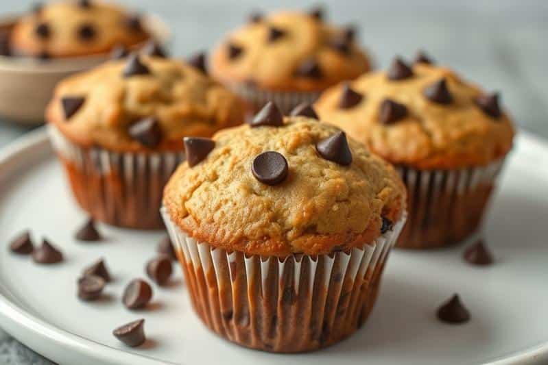 Easy Greek Yogurt Chocolate Chip Muffins Recipe