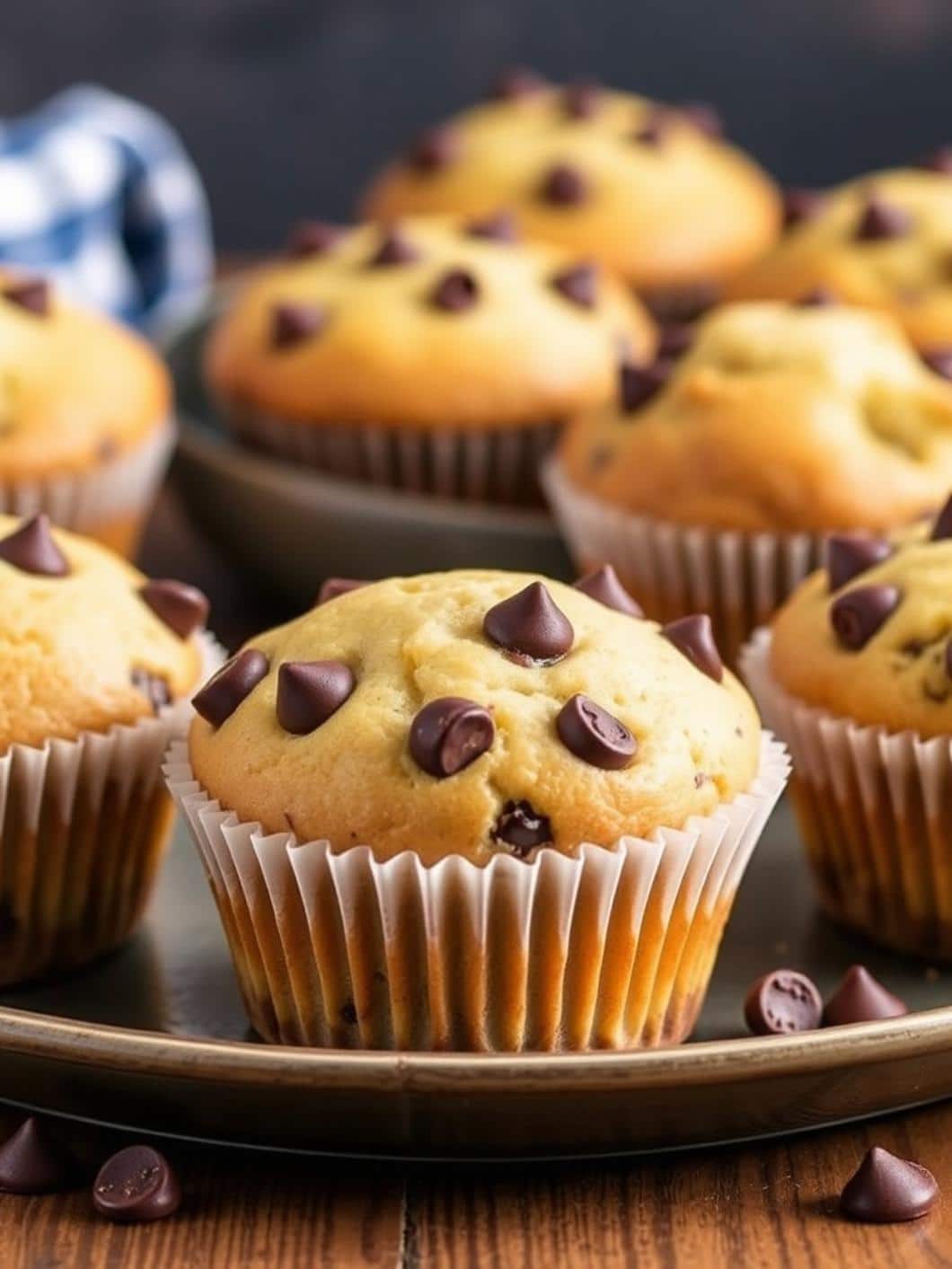 Easy Greek Yogurt Chocolate Chip Muffins Recipe