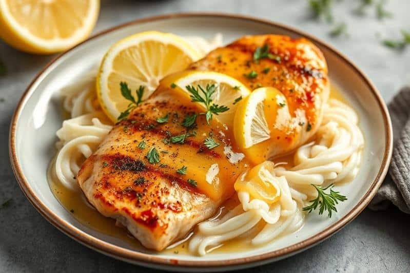 Easy Lemon Chicken With Butter Sauce Recipe