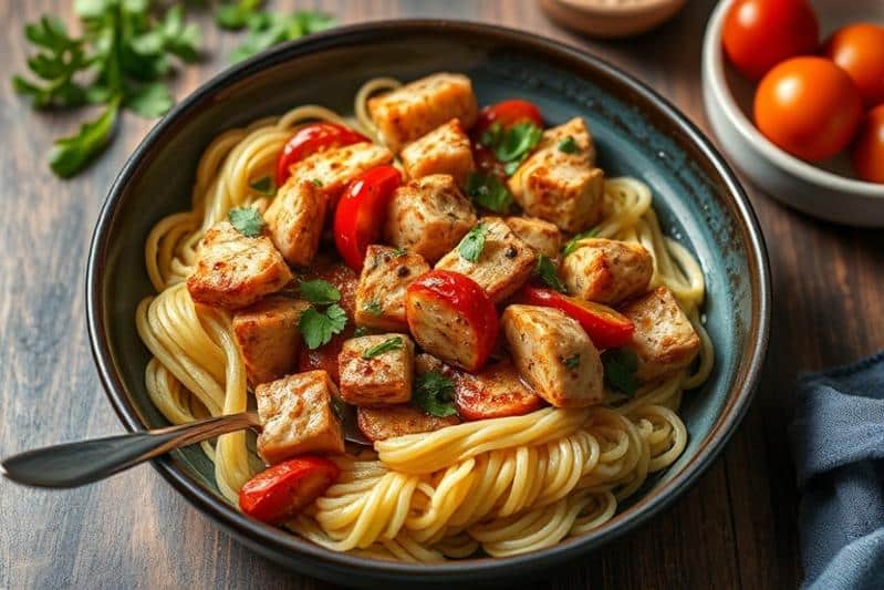 Easy Mediterranean Chicken Stir Fry Recipe