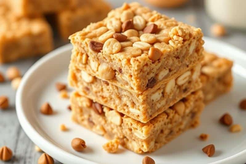 Easy No-Bake Cheerio And Peanut Butter Bars