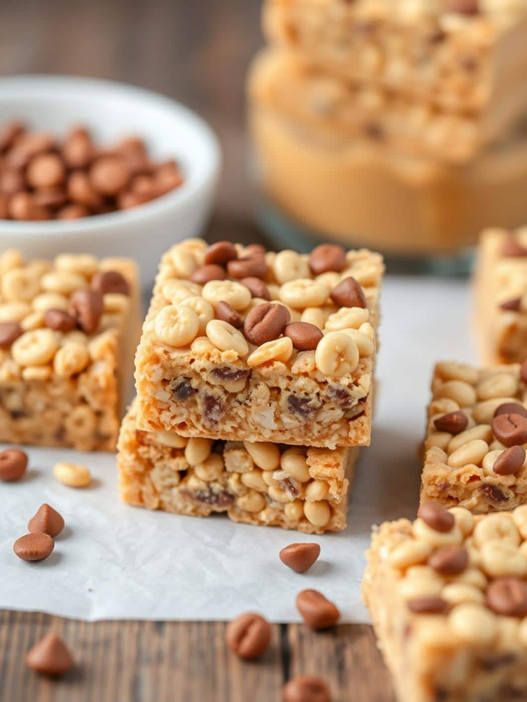 Easy No-Bake Cheerio And Peanut Butter Bars