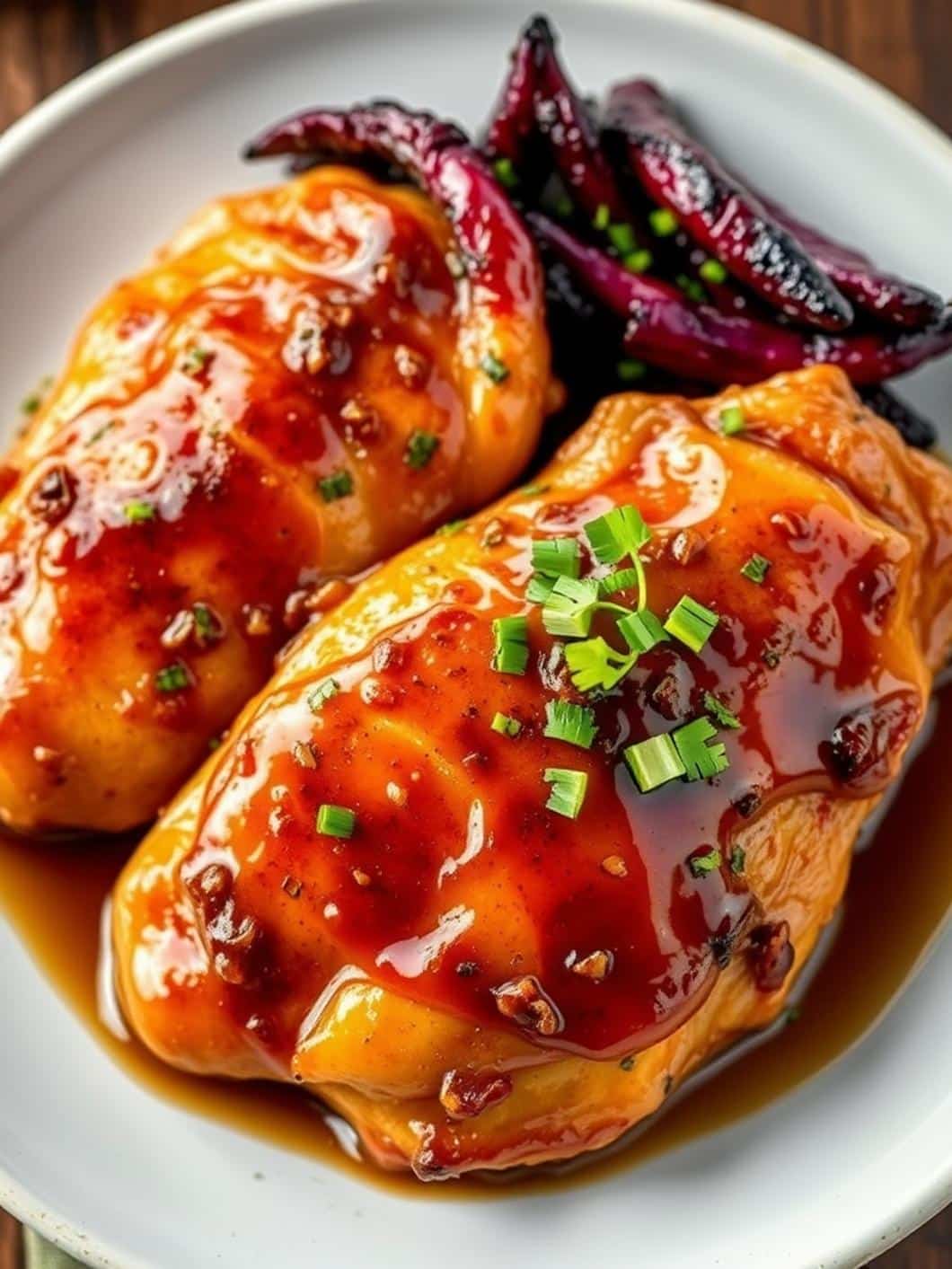Honey Garlic Chicken Breasts Glazed Dinner