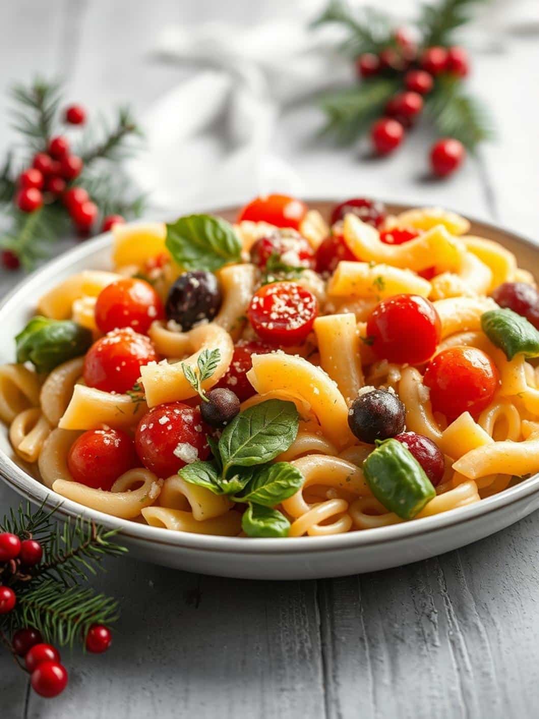 Italian Pasta Salad Christmas Party