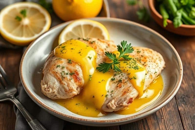 Lemon Chicken Recipe with Lemon Butter Sauce Dinner