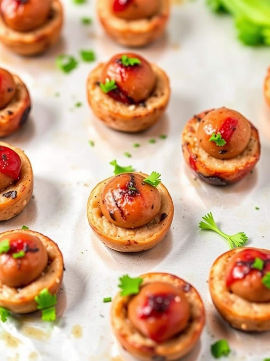 Sheet Pan Smoked Sausage Cranberry Bites Recipe