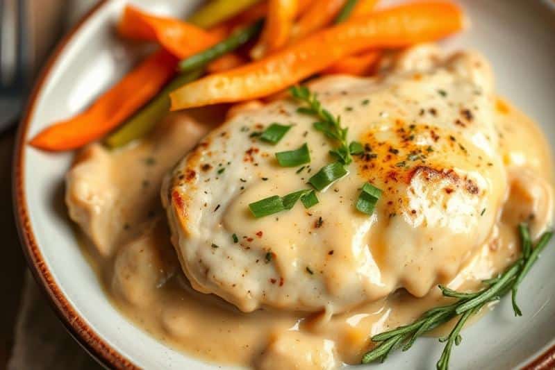 Simple Creamy Chicken Bake Recipe For Dinner