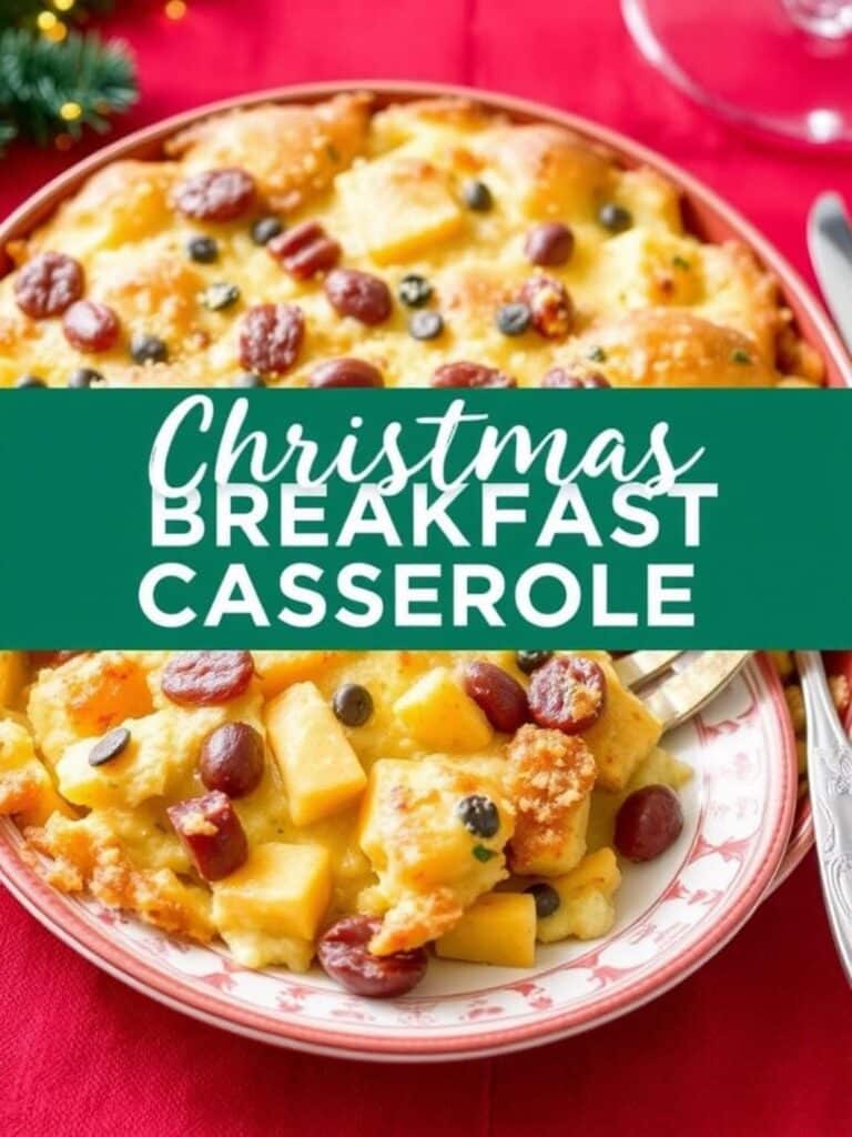 Festive Christmas Breakfast Casserole Recipe Ideas
