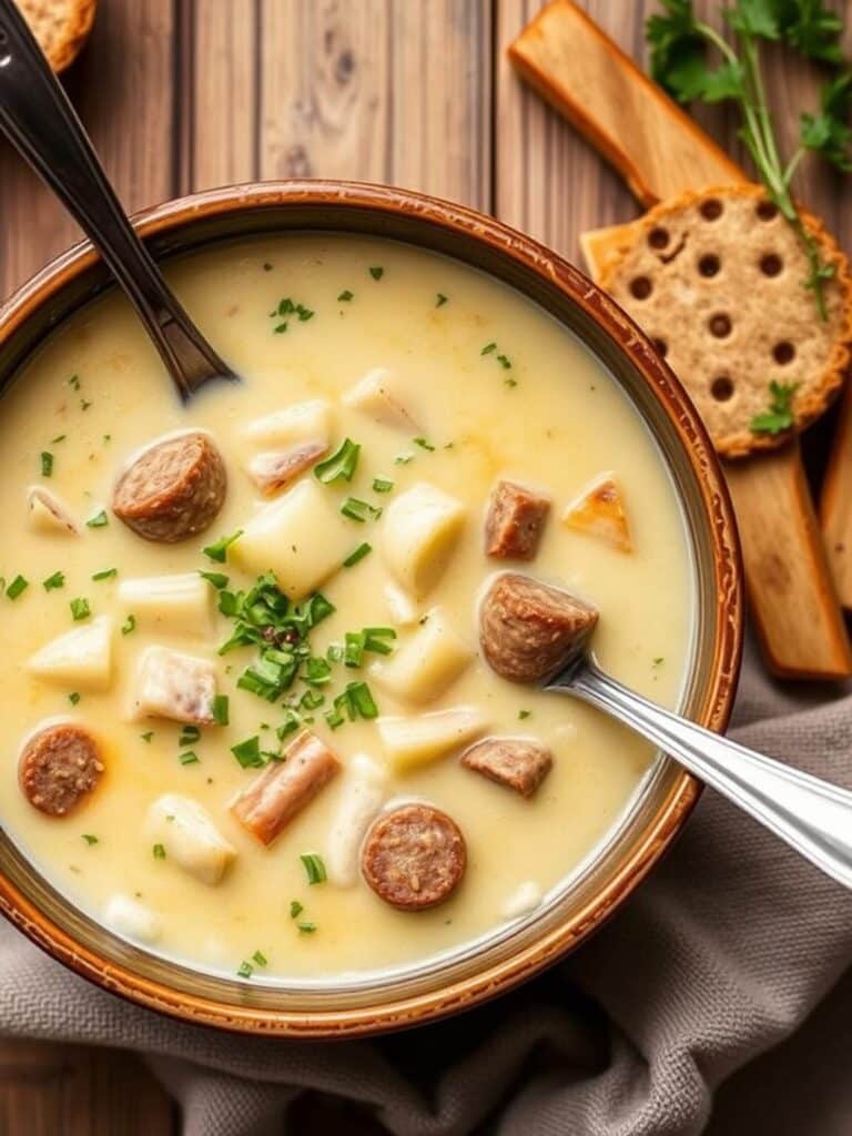 Creamy Sausage Potato Soup Recipe for Winter Dinner