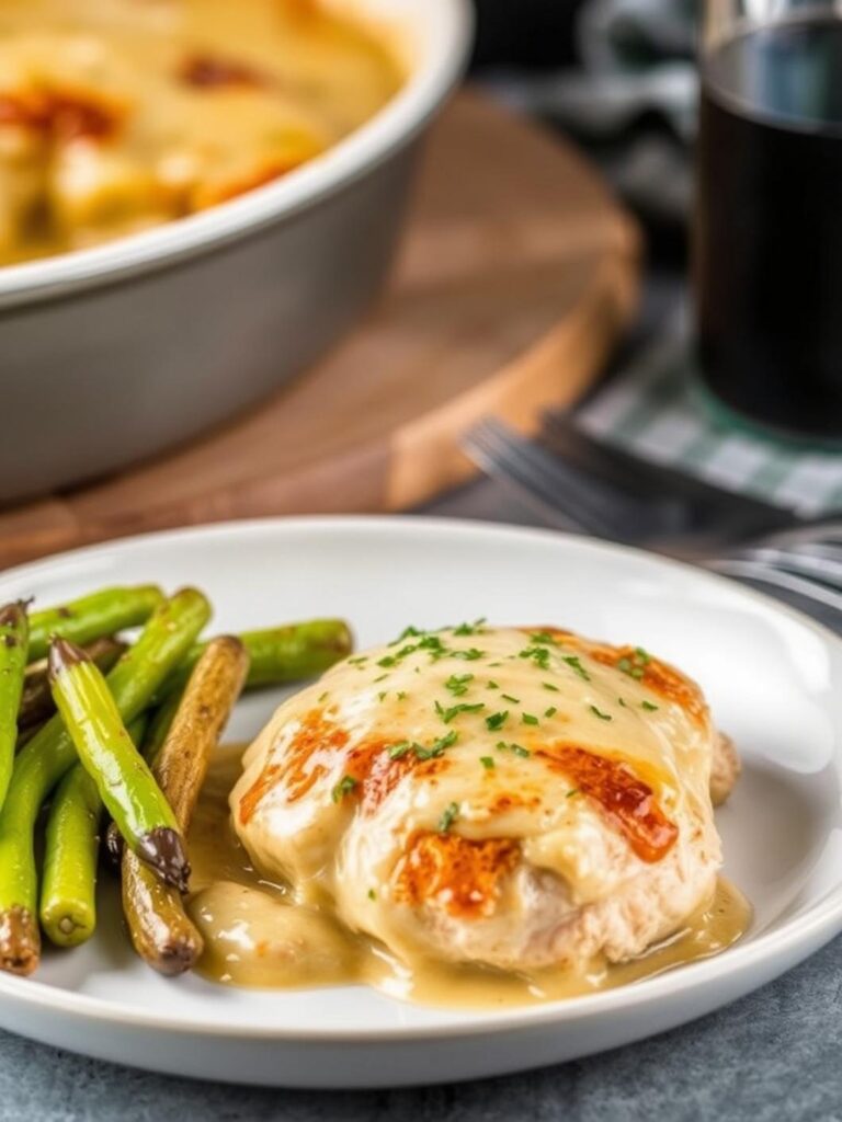 Easy Creamy Baked Chicken Recipe For Dinner