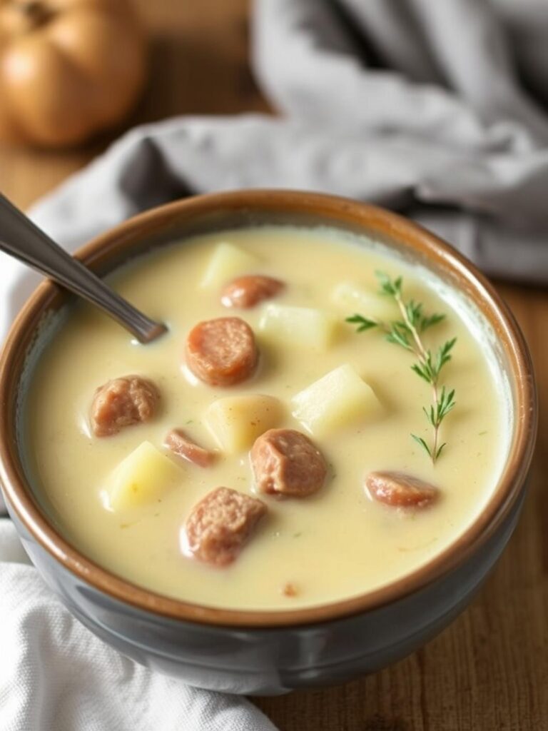 Creamy Sausage Potato Soup Recipe for Winter Dinner
