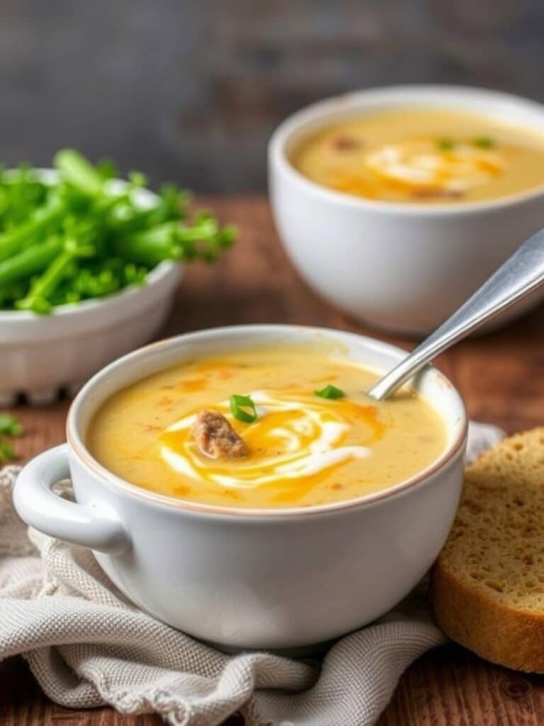 The Best Cheeseburger Soup Comfort Food