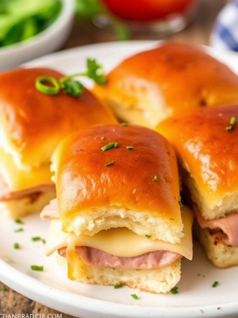 Baked Ham and Cheese Sliders Easy Sandwich