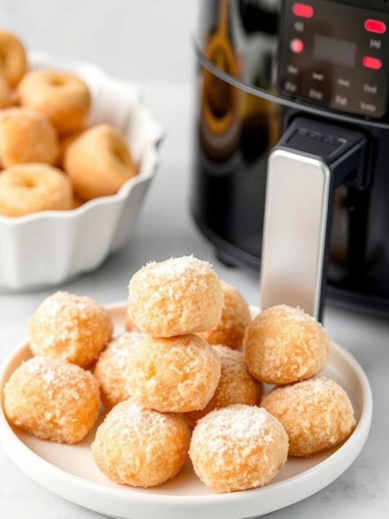 Fluffy Air Fryer Churro Bites Recipe