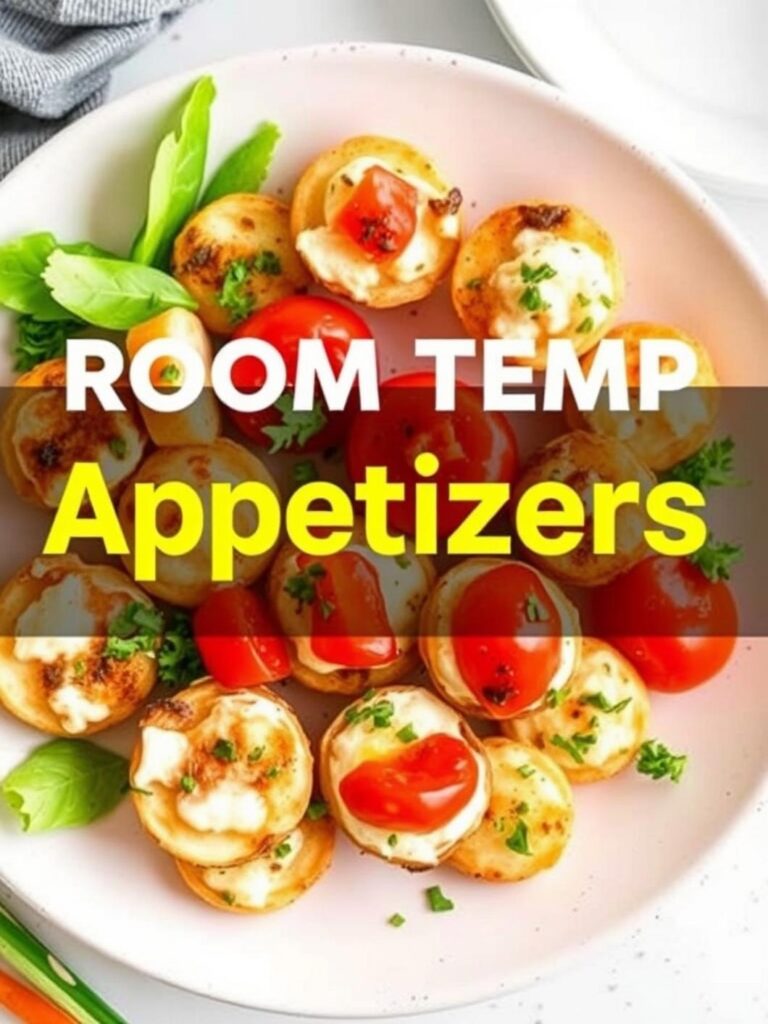 Cold and Room Temp Appetizers Ideas