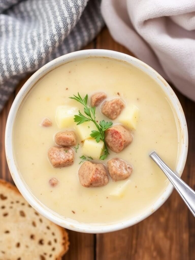 Creamy Sausage Potato Soup Recipe for Winter Dinner