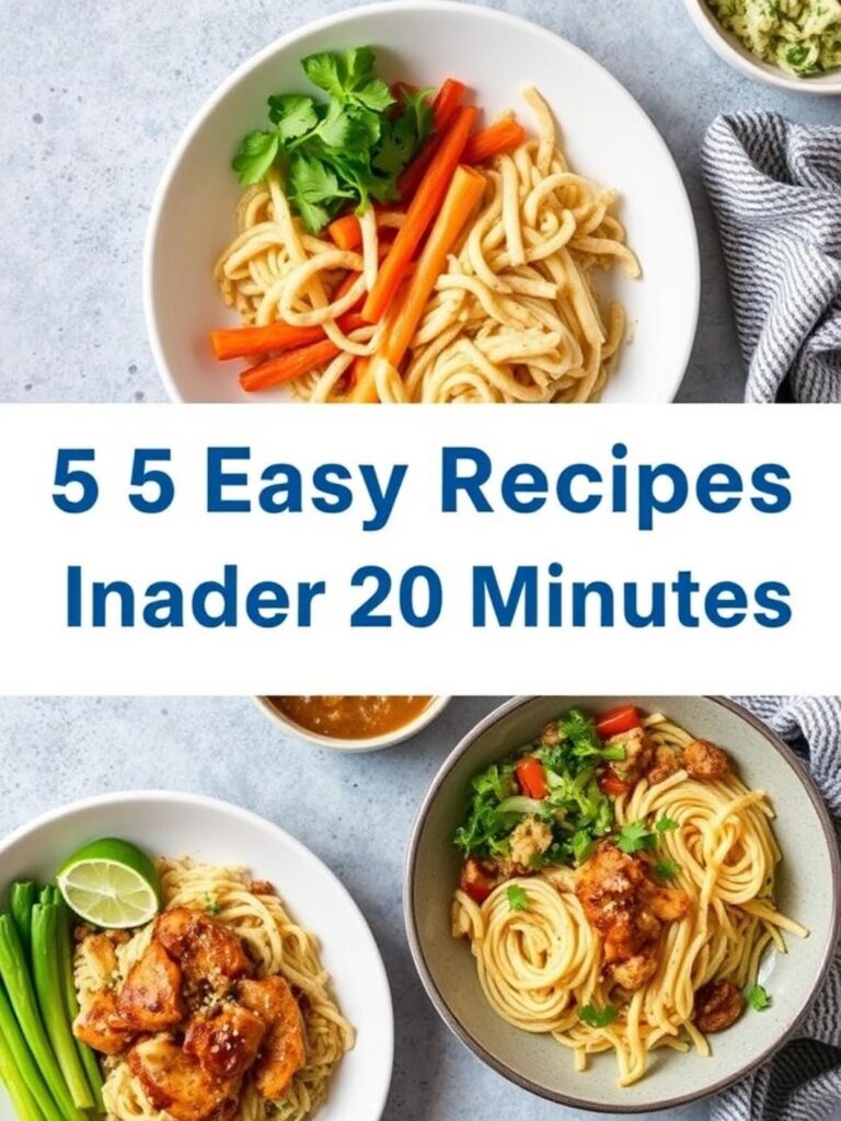 5 Easy Recipes Ready In Under 20 Minutes For Dinner