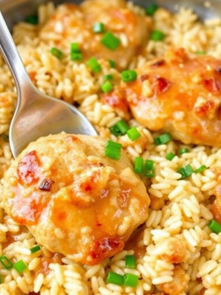 Best Smothered Chicken and Rice (One Pan)