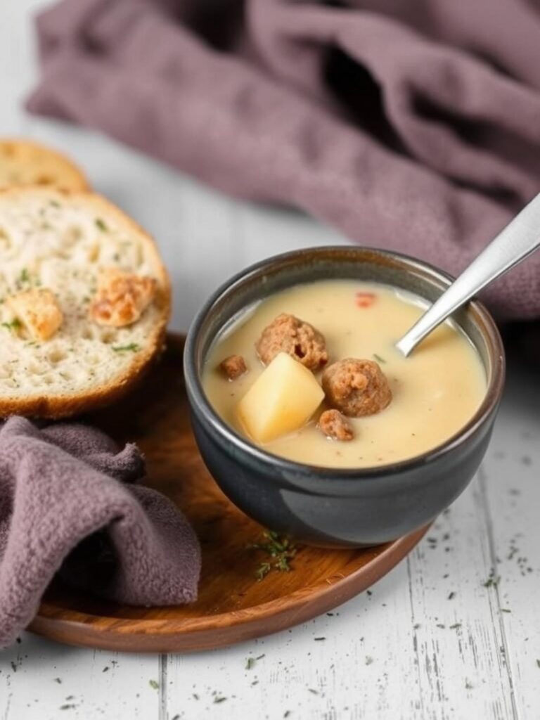Creamy Sausage Potato Soup Recipe for Winter Dinner