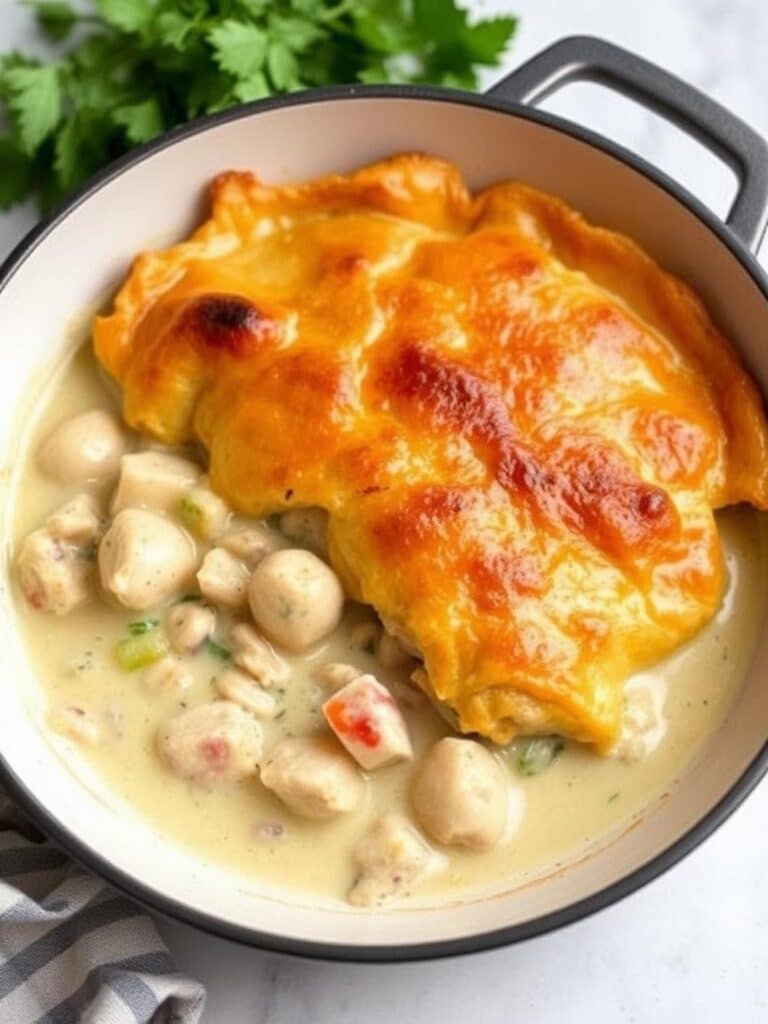 Chicken Pot Pie (Sheet Pan Style)