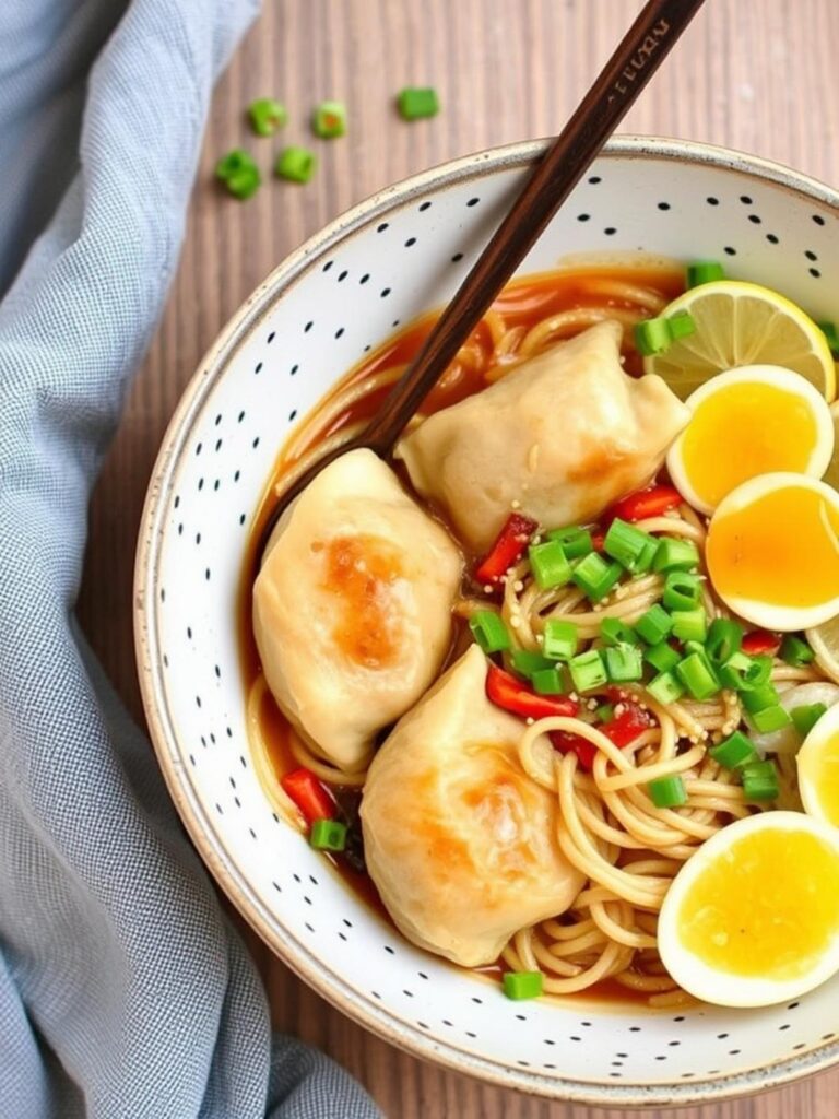 Potsticker Noodle Bowl (20-Minute Meal)