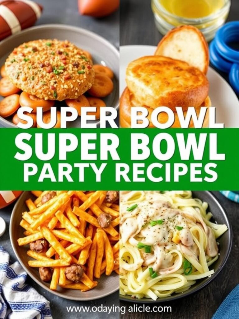 Super Bowl Party Recipes (Make Ahead)