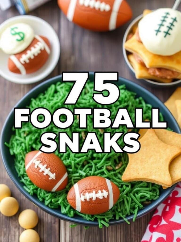 75 Football-Themed Snacks (Last Minute)