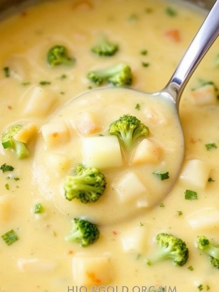 Broccoli Potato Cheese Soup (One Pot)