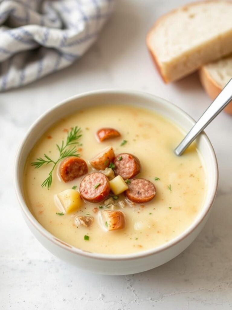 Creamy Sausage Potato Soup Recipe for Winter Dinner