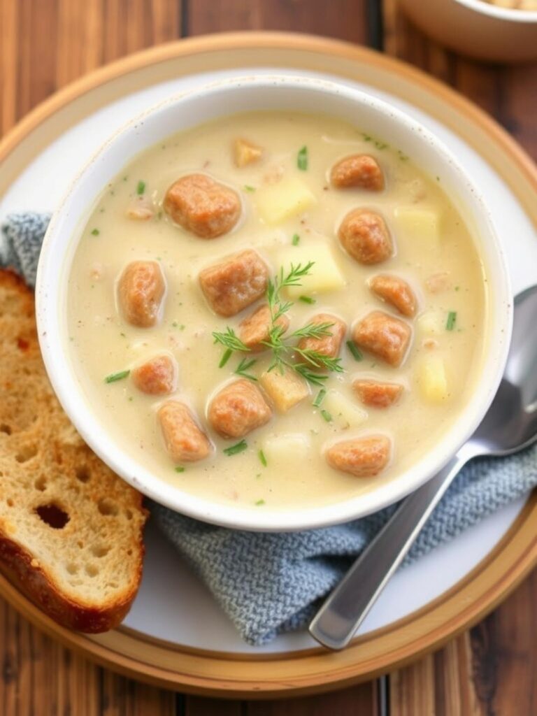 Creamy Sausage Potato Soup Recipe for Winter Dinner