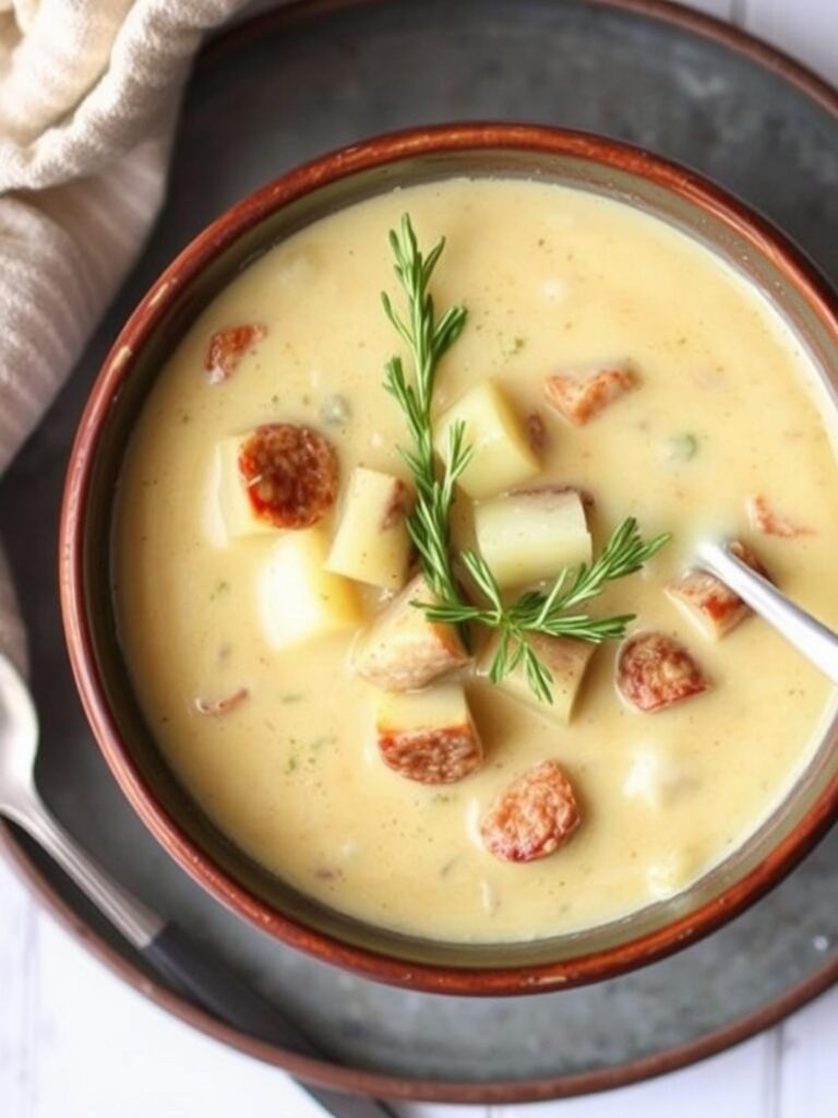 Creamy Sausage Potato Soup Recipe for Winter Dinner