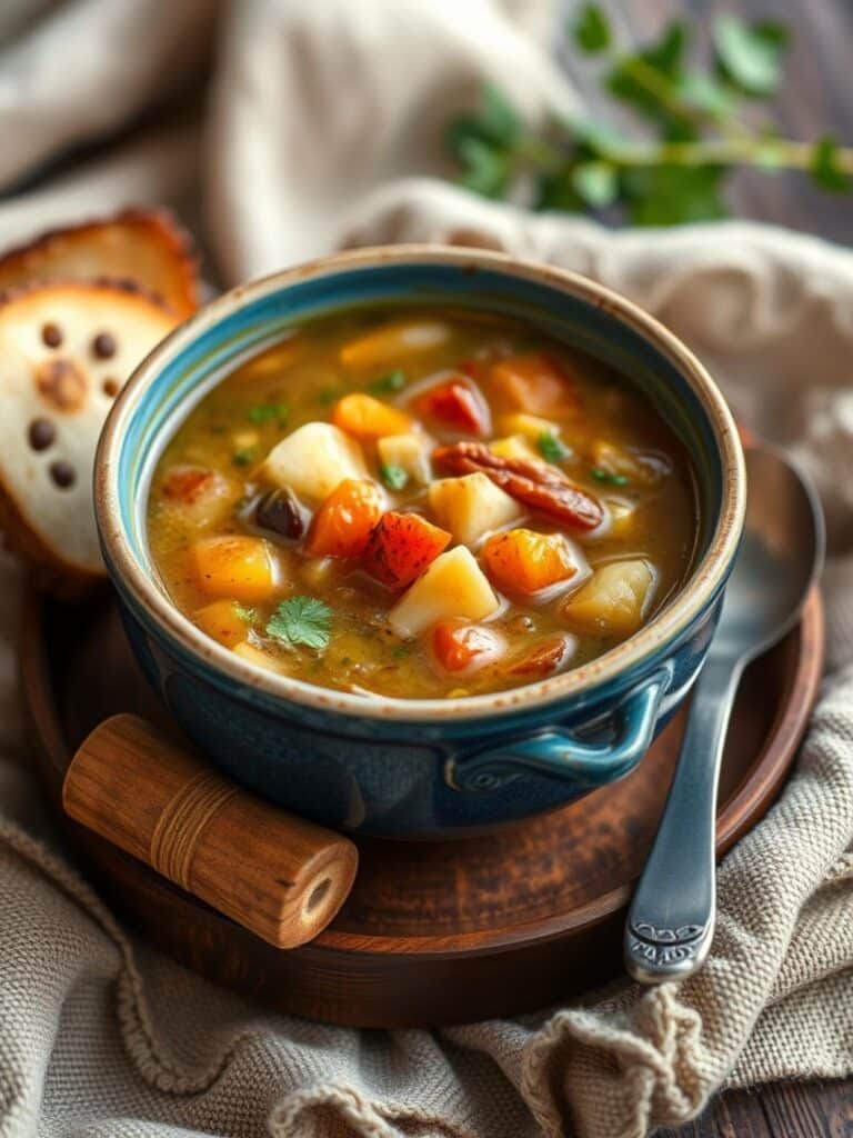 European Peasant Soups : Simple stew recipes.