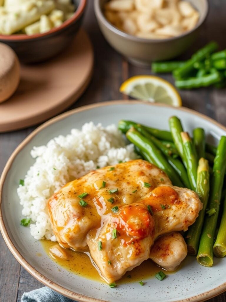Savory Buttered Chicken : 30 minute meal.
