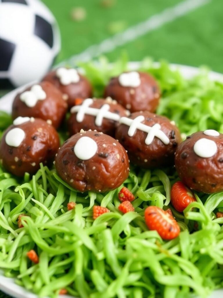 Football Party Food : No cook snacks.
