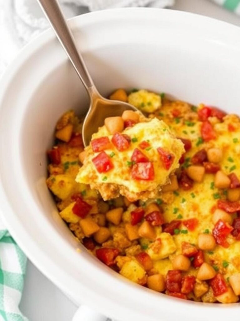 Crockpot Breakfast Casserole – Simple & Delicious
