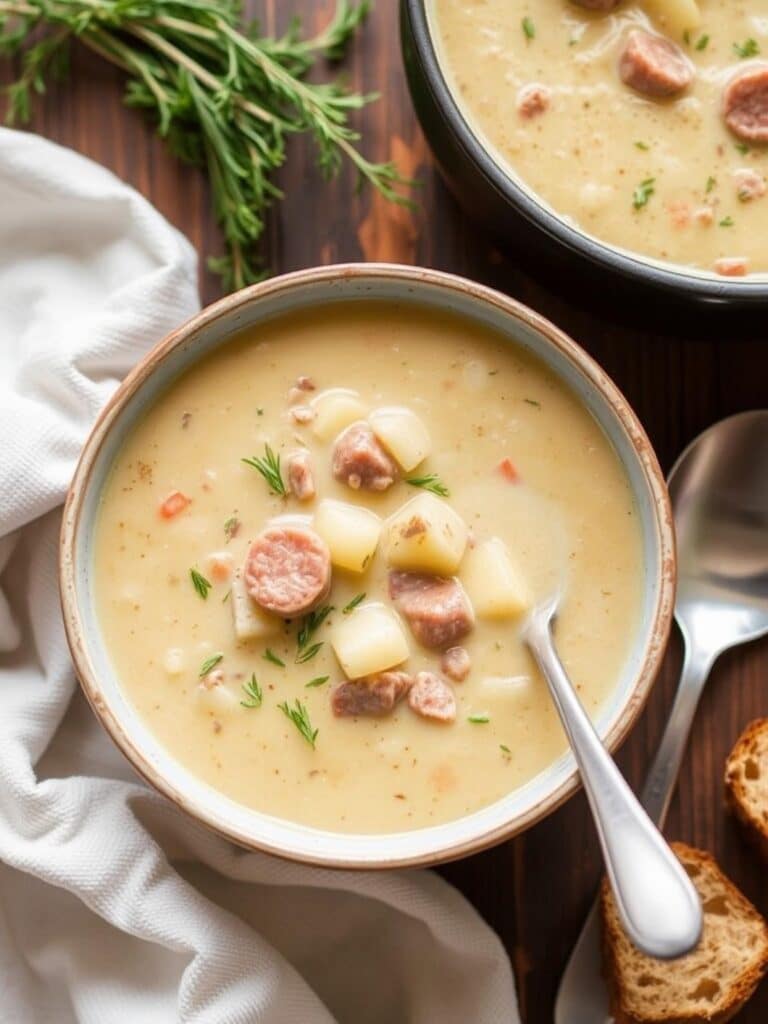 Creamy Sausage Potato Soup Recipe for Winter Dinner