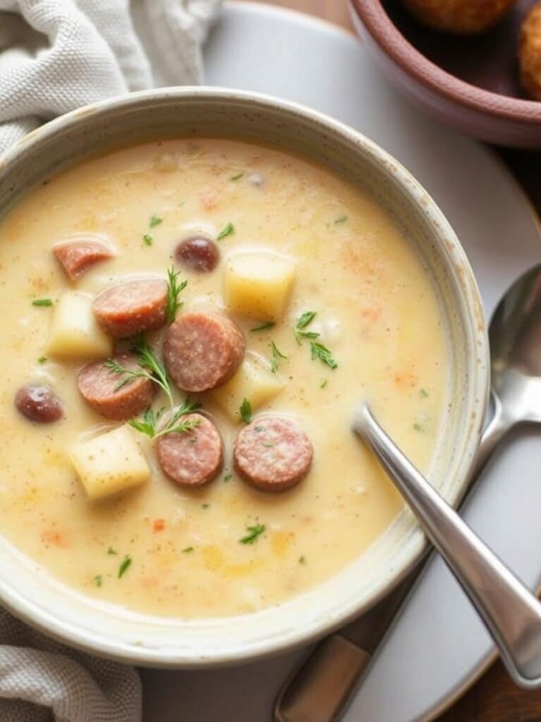 Creamy Sausage Potato Soup Recipe for Winter Dinner