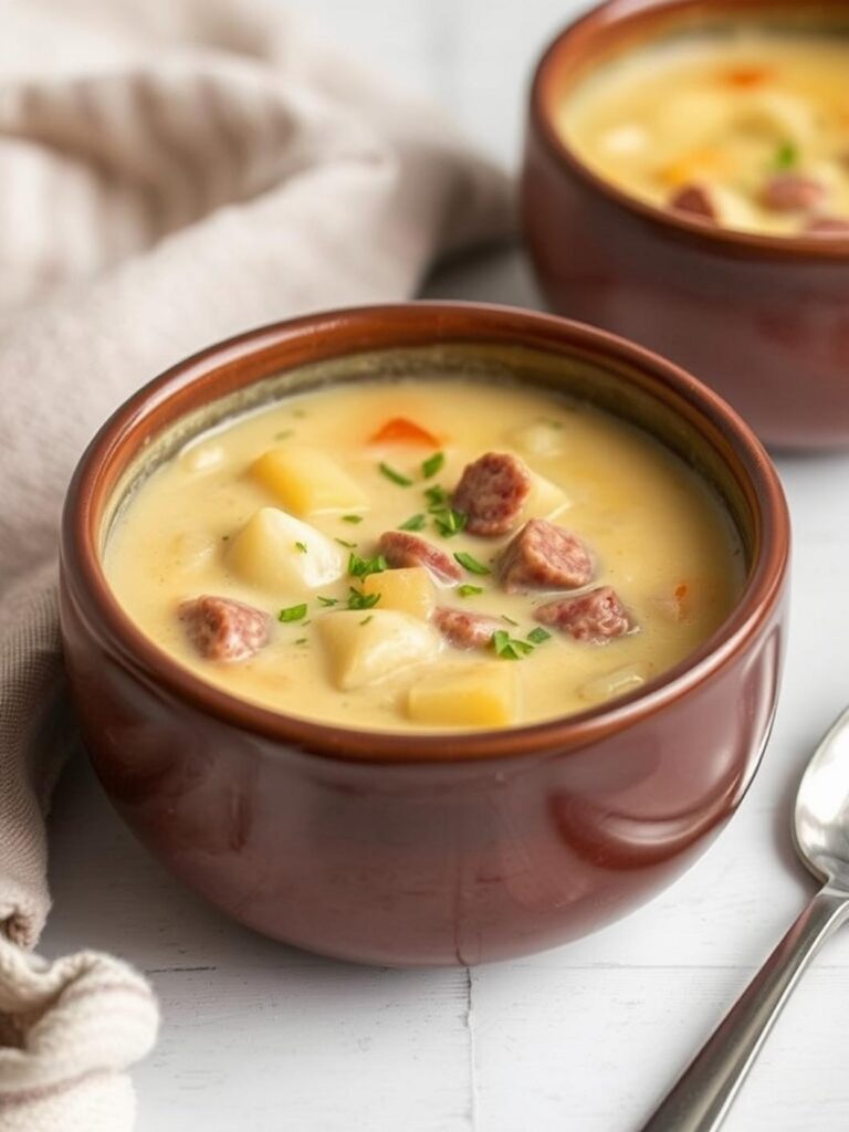 Creamy Sausage Potato Soup Recipe for Winter Dinner
