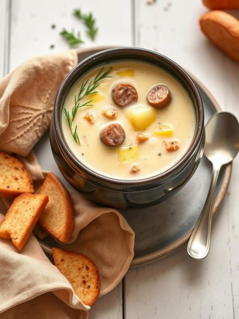 Creamy Sausage Potato Soup Recipe for Winter Dinner