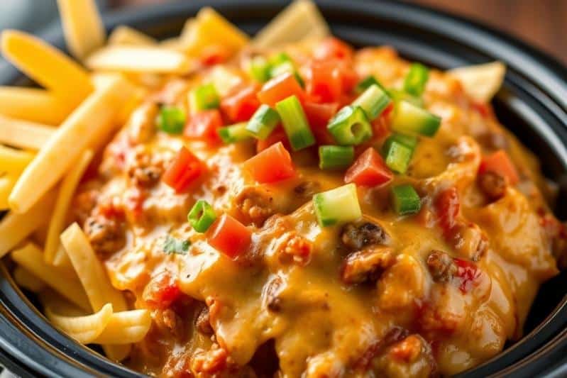 Cheesy Big Mac Dip (Slow Cooker)