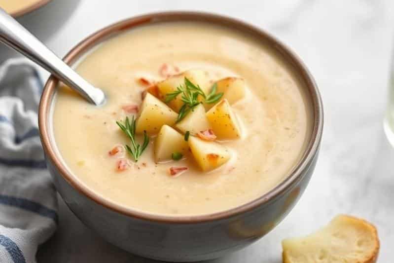 Easy Creamy Potato Soup (Instant Pot)